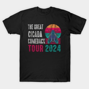 The Great Cicada Comeback Tour 2024 T-Shirt